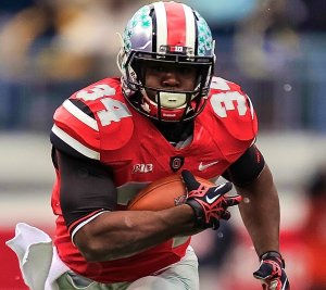 The Falcons could be in the market for another power back in the 2014 Draft, such as Ohio State's Carlos Hyde.